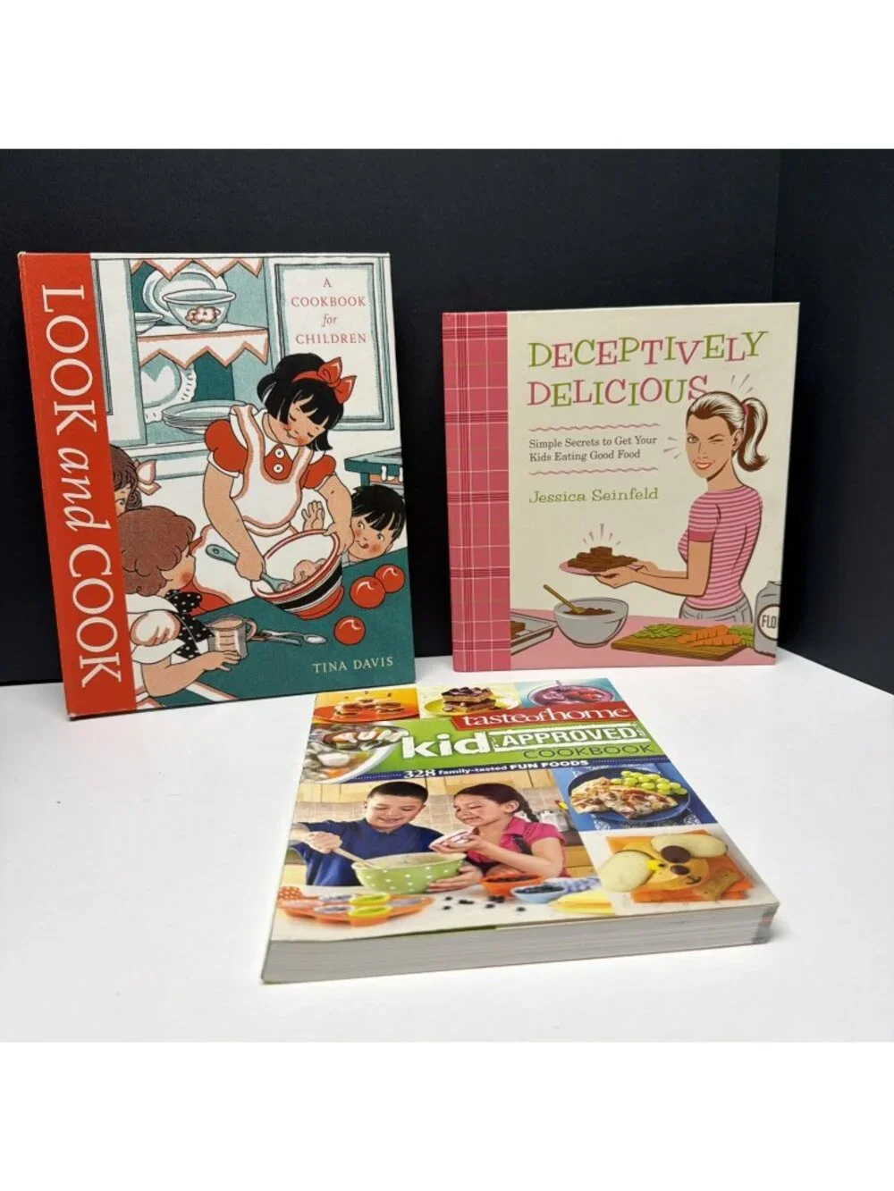 Lot of 3 Cookbooks For Kids / Children - 2 HC 1 PB See Photos For Titles